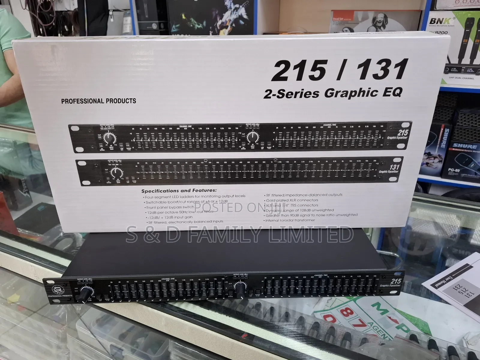 DBX 215 Single Equalizer