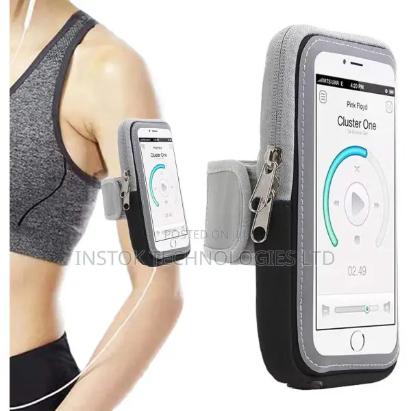 Running Armband Phone Holder With Touchscreen Support