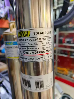 Kunda Solar Submersible Pump 230m Head 2200watts