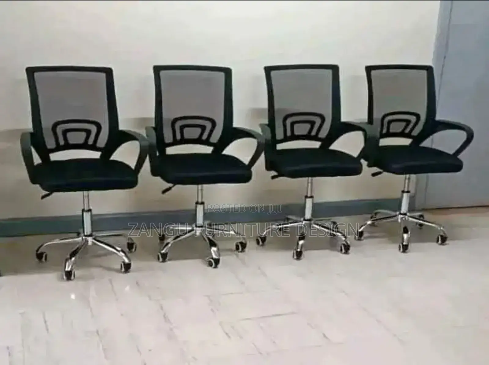 Black Mesh Chairs