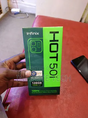 New Infinix Hot 50i 128 GB Black