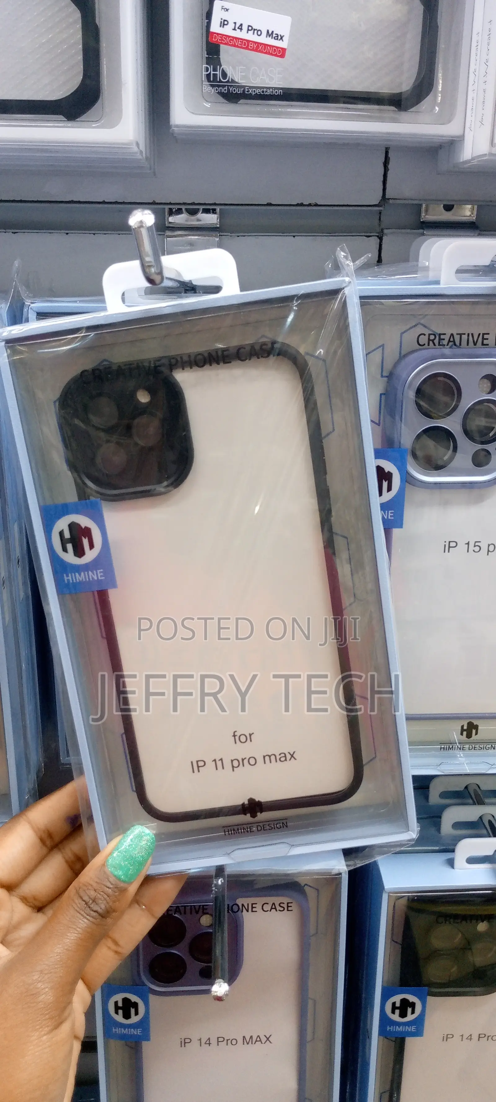 Black Edges Clear Case Compatible With iPhone 11 Pro Max