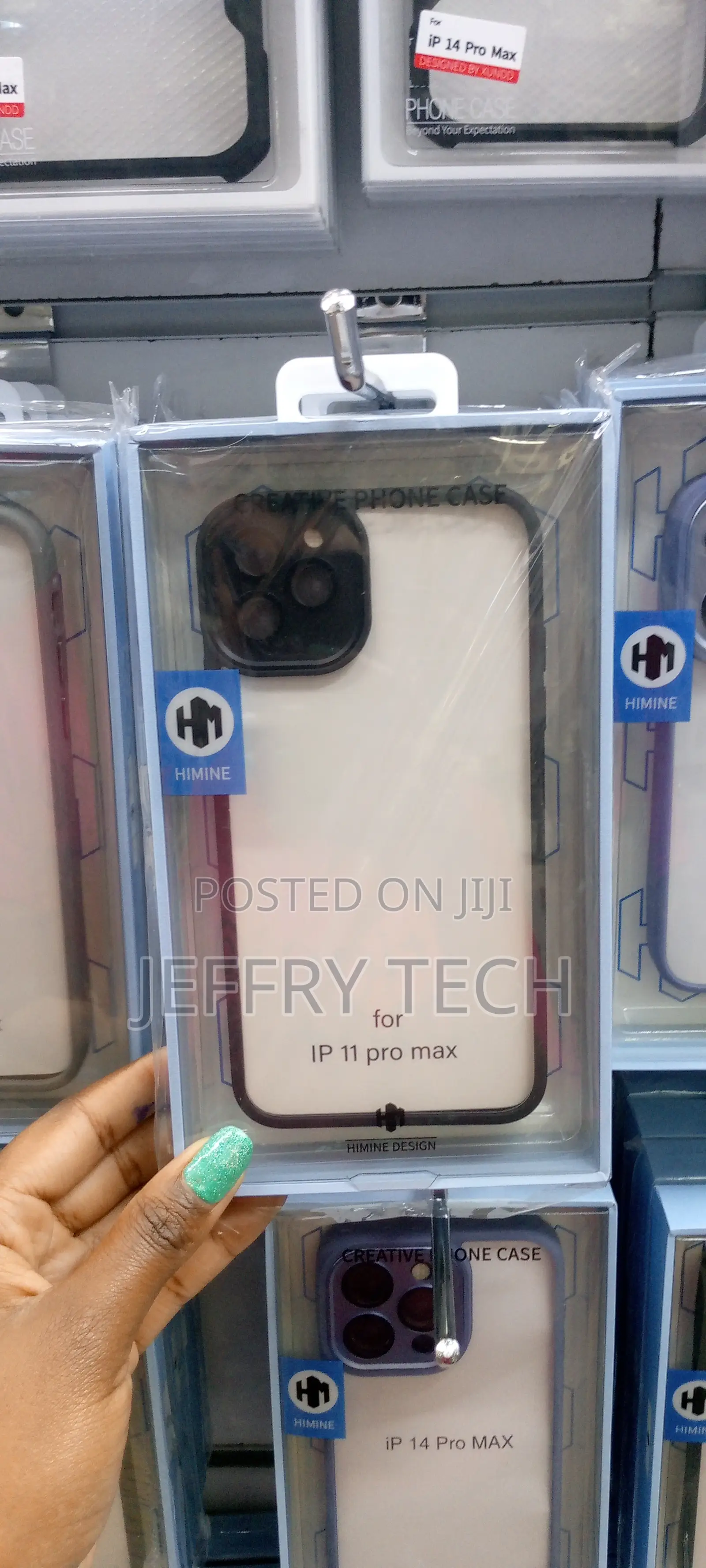Black Edges Clear Case Compatible With iPhone 11 Pro Max