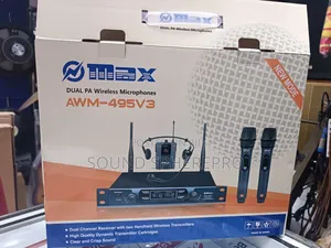 Max AWM-495V3 3 In1 Wireless Microphone