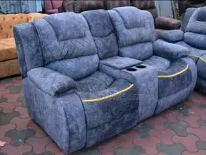 Leather Semi Recliner Sofas 2-Seater
