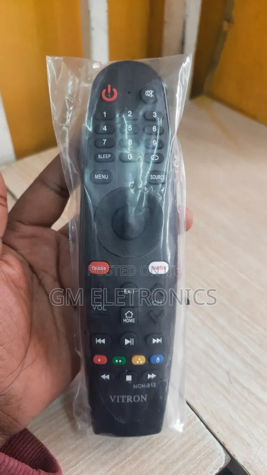 Vitron 40" Smart Android TV Replacement Remote Control.
