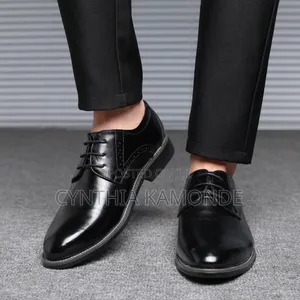 Black, Brown, Blue Men Official Shoes