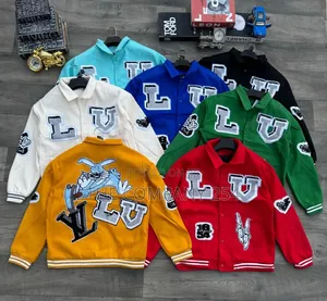 Unisex Legit Designer Leather Louis Vuitton Jackets