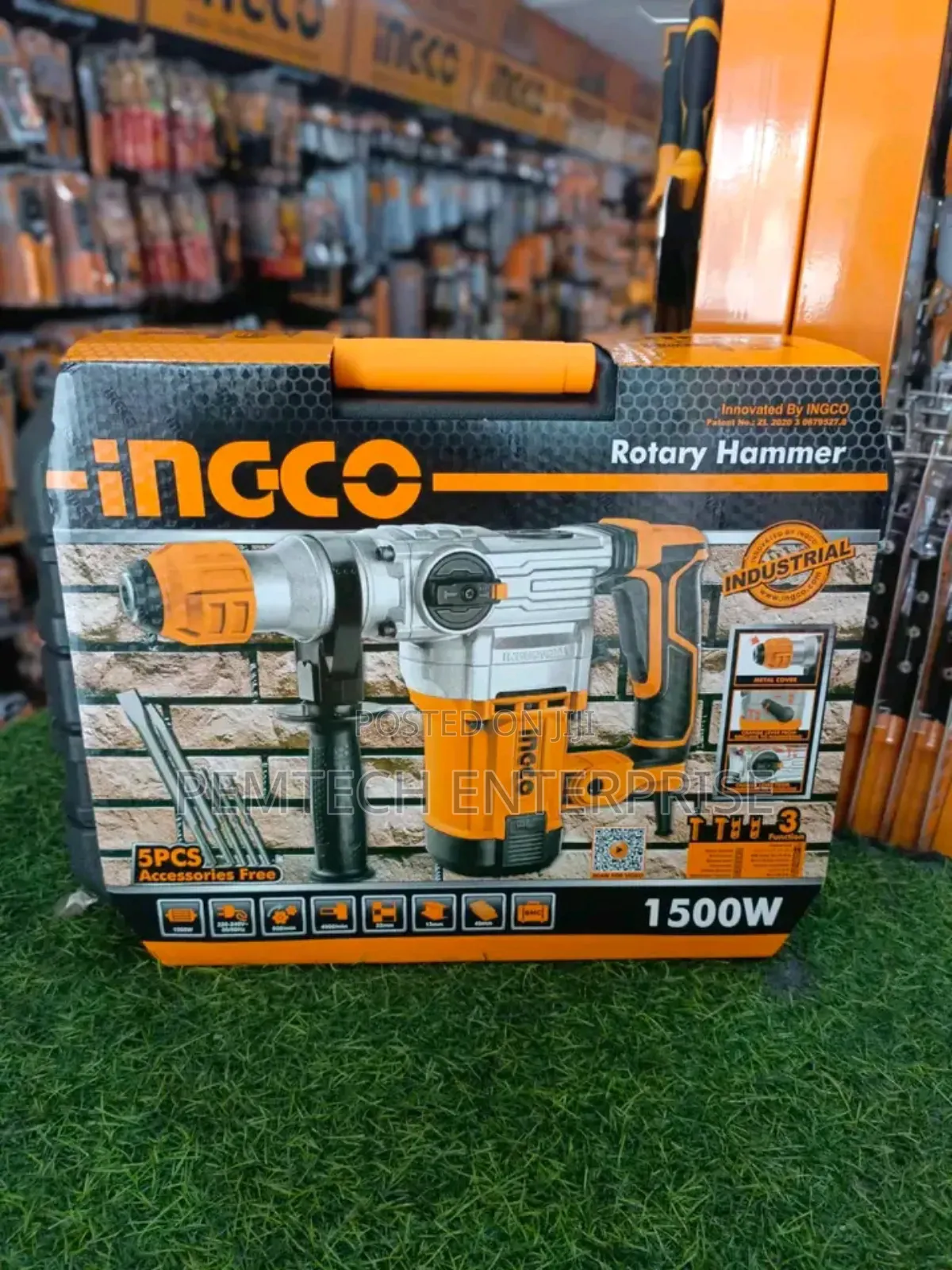 Heavy Duty Rotary Hammer 1500w Ingco
