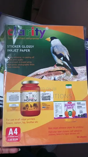 A4 Sticker Glossy Photo Papers