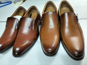 Men Official Shoes Brown