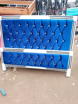 Modern Blue Bed