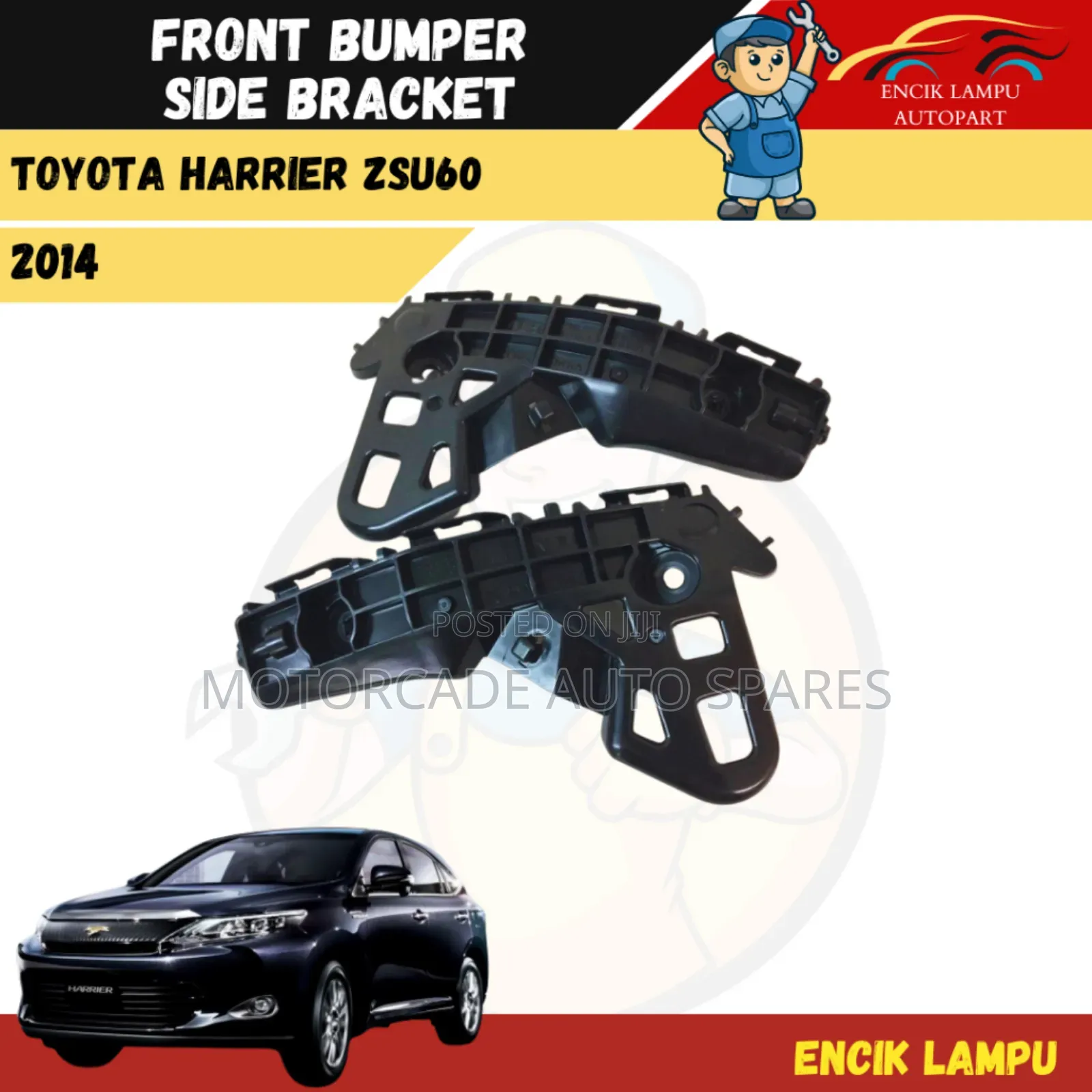 Toyota Harrier 2014-2017 Front Bumper Bracket/Slide