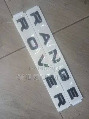 Black Range Rover Letters for Replacement