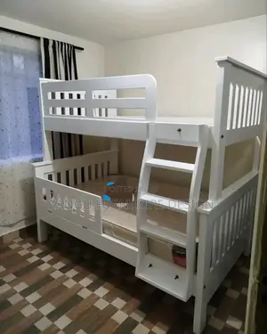 Modern Hardwood Double Decker Beds