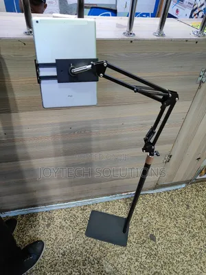 Tablet Floor Stand With Double Weight Base.