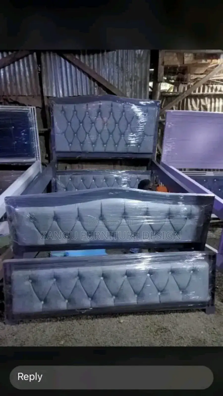 Bed Bed Grey