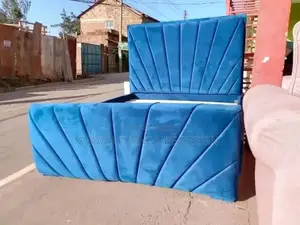 Navy Blue Bed Chesterfield