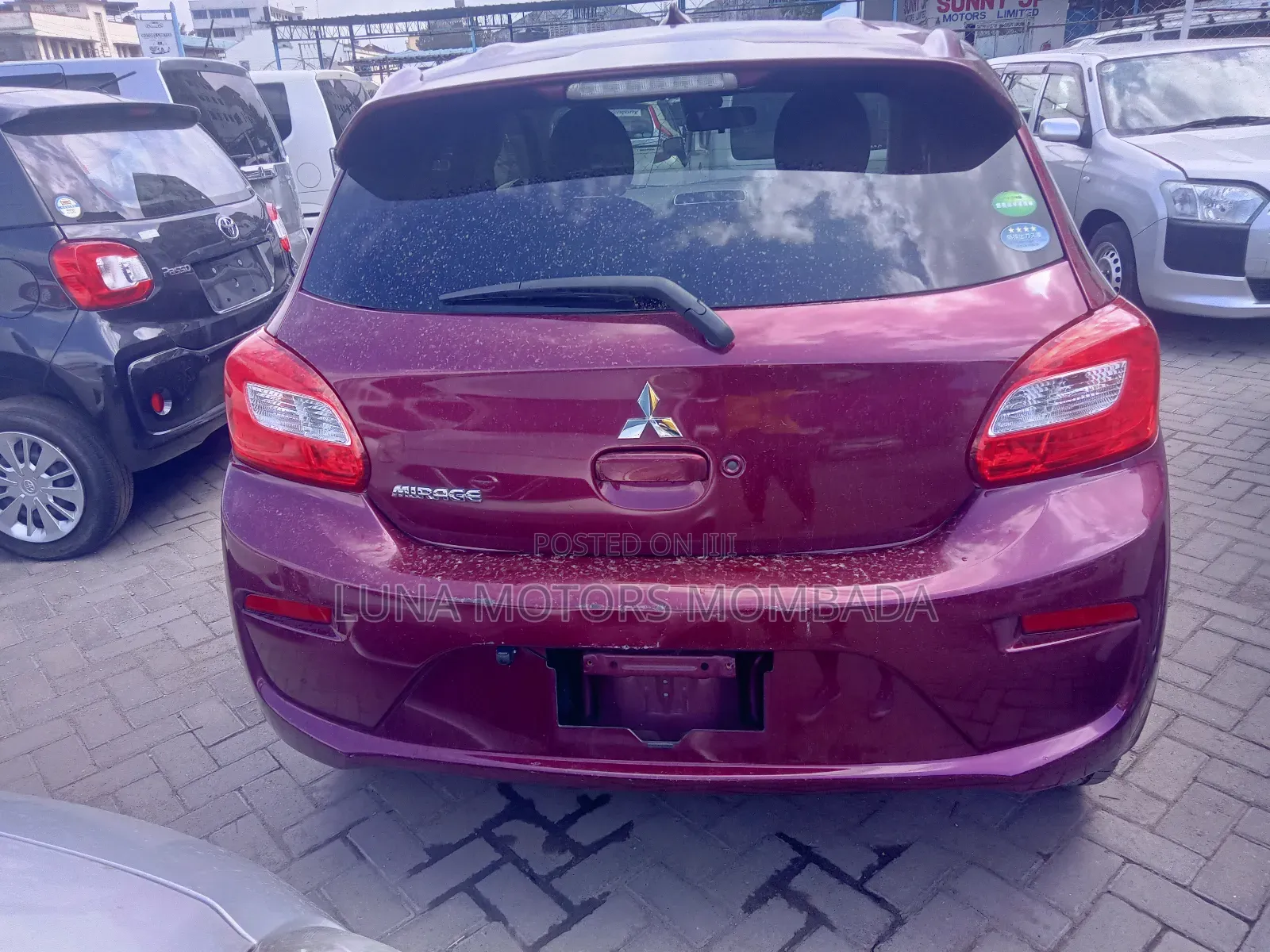 Mitsubishi Mirage 2017 Red