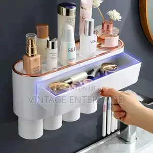 4 Cups Luxury Toothbrush Holder