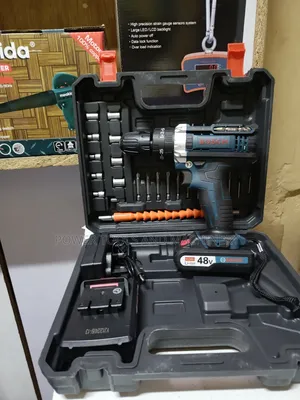 Powerful Cordless Drill Kit 48v Bosch