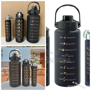 3pcs Motivational Water Bottle Set