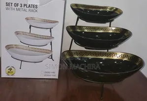 Ceramic Fruit Plates 3pcs