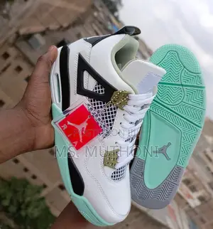 Air Jordan 4 Quality Leather Sneakers