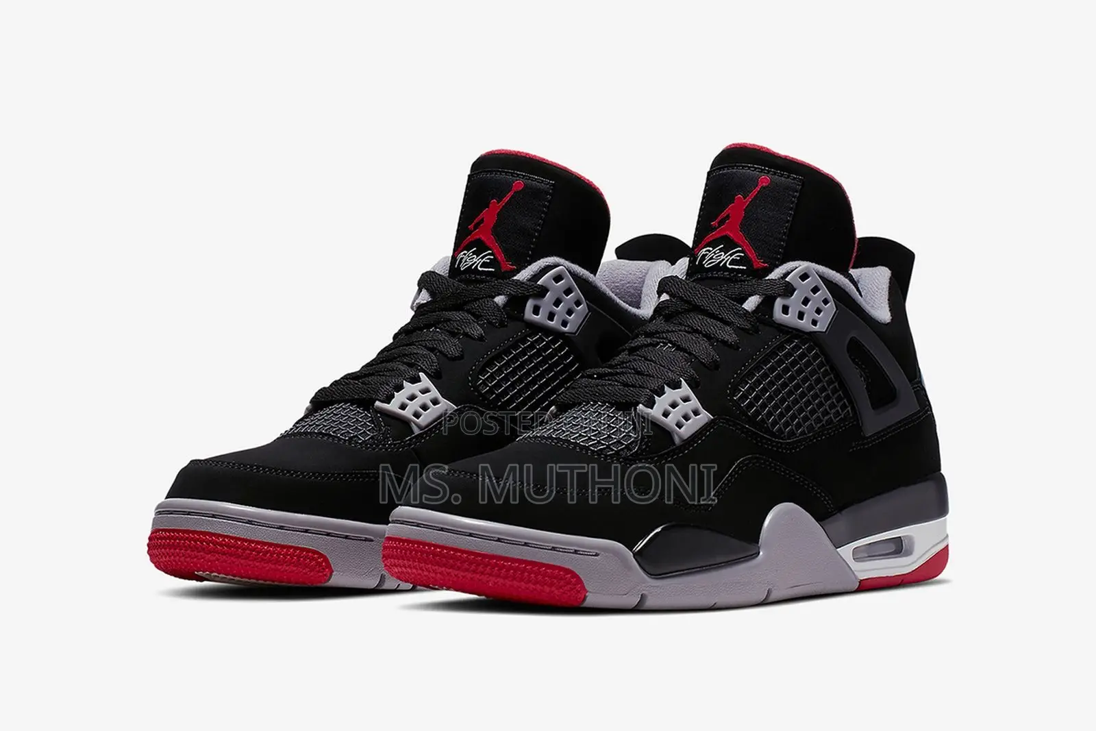 Air Jordan 4 Quality Leather Sneakers