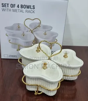 3 Set Ceramic Sugar Bowls