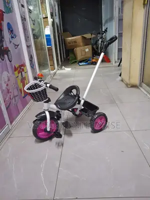 Kids Tricycle With Push Handle