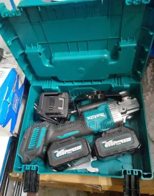 Makita Cordless Angle Grinder, Two Battery and One Charger