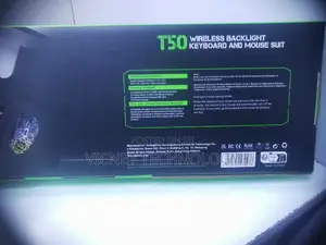 T50 Rechargeable Wireless Keyboard and Mouse With RGB Light