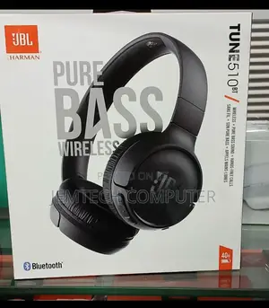 JBL Tune 510bt//Wireless on-Ear Headphones Purebass