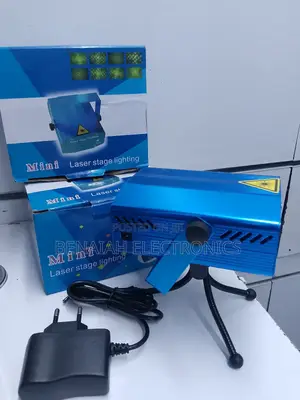 Mini Laser Stage Lighting With a Flexible Tripod Stand