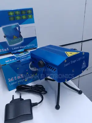 Mini Laser Stage Lighting With a Flexible Tripod Stand