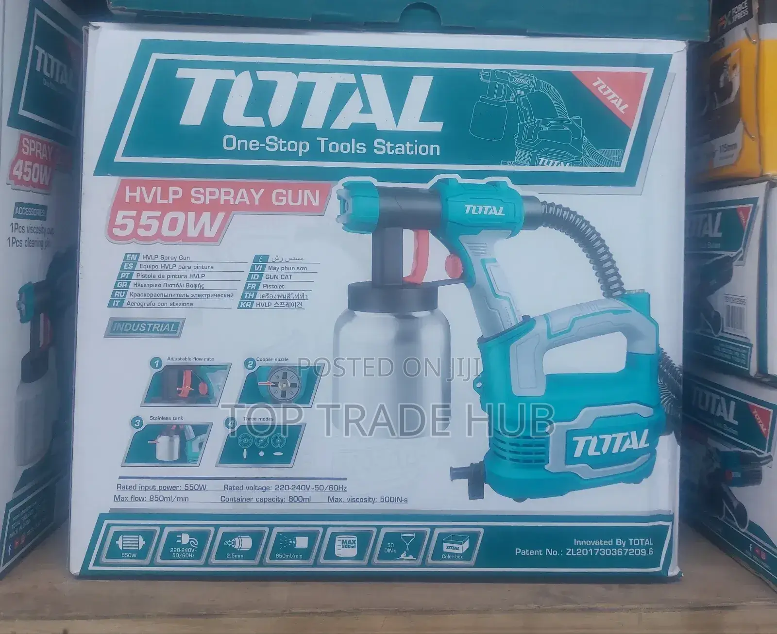 Original Total 550 Watts Paint Sprayer With Compressor