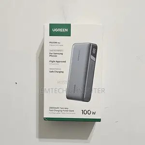 UGREEN 100W 20000mah Power Bank Two-Way Fast Charging