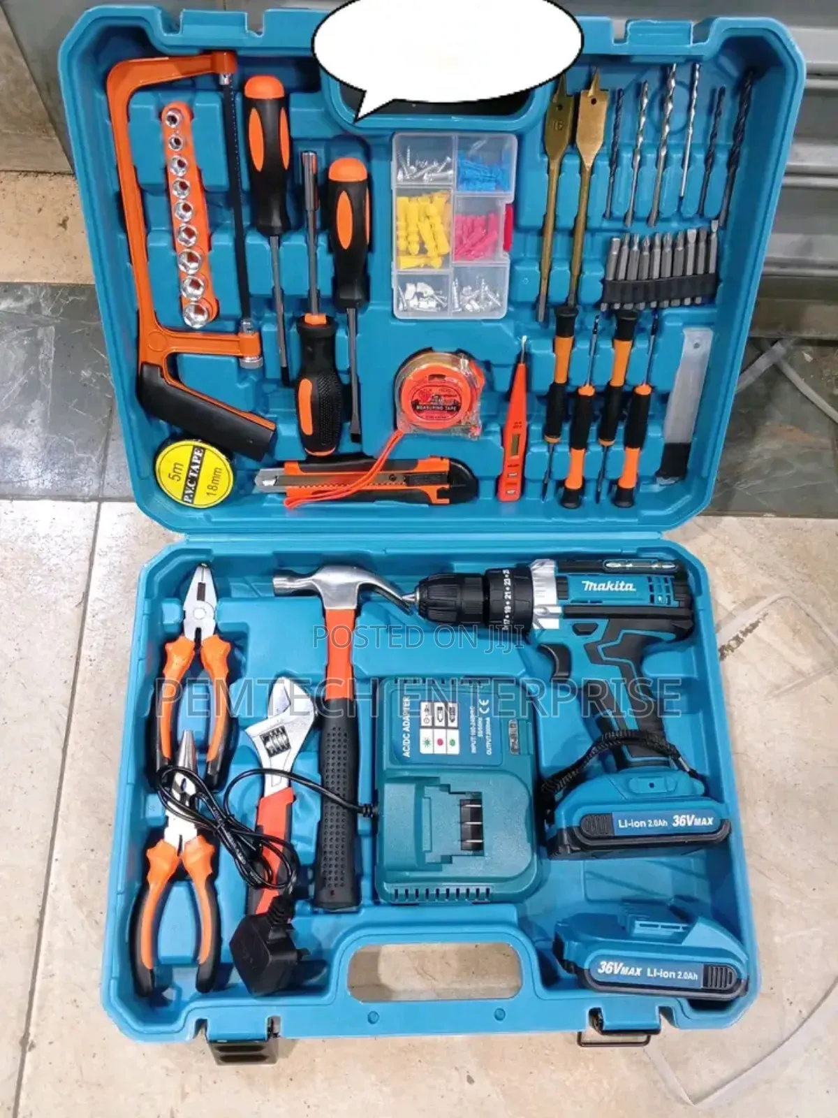 36v Makita Cordless Drill Set