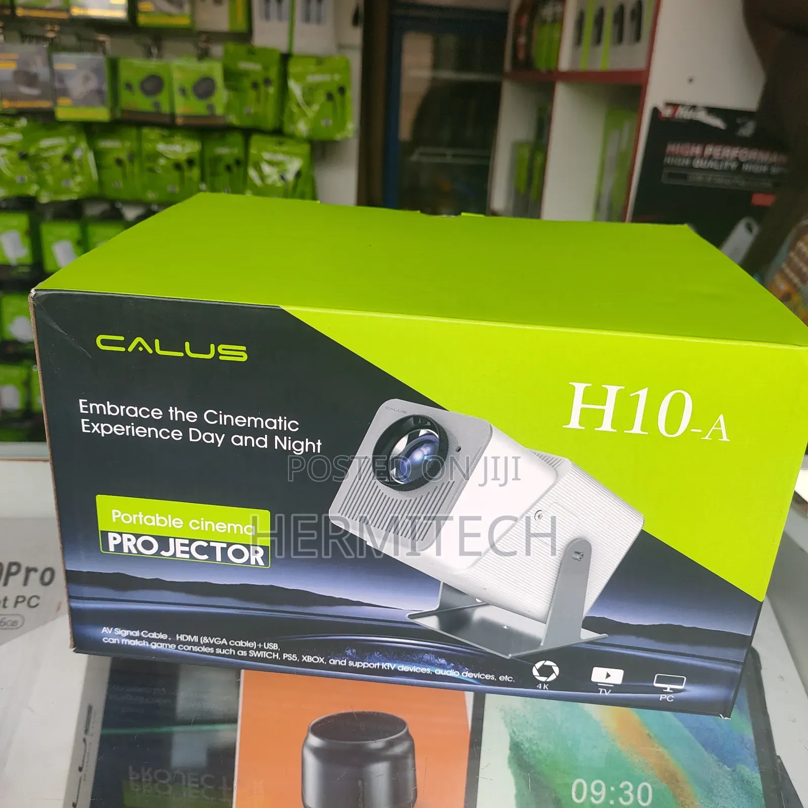 H10 Resolution Projector Android HDMI Wifi and Bluetooth