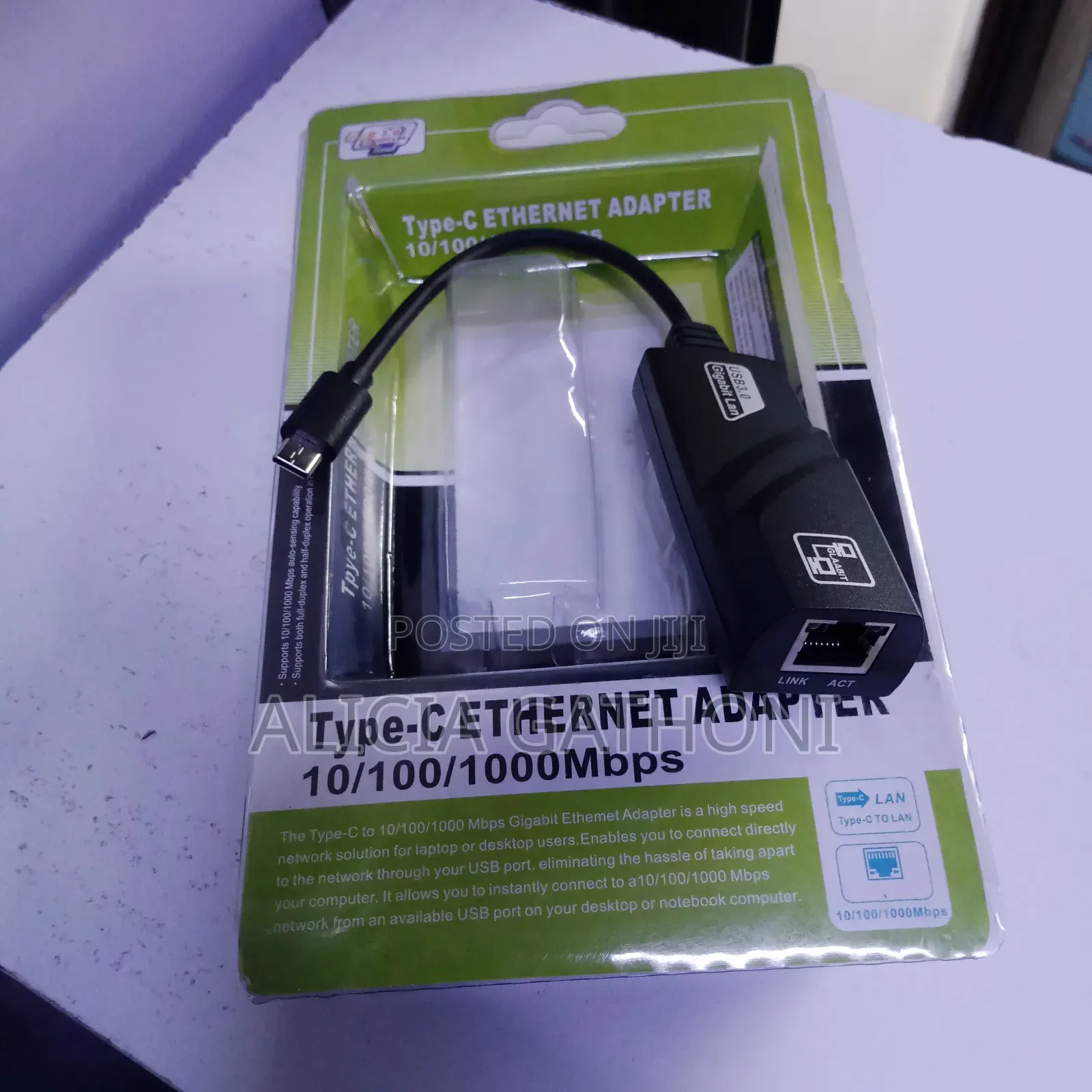 Type C to Ethernet Adaptermbps