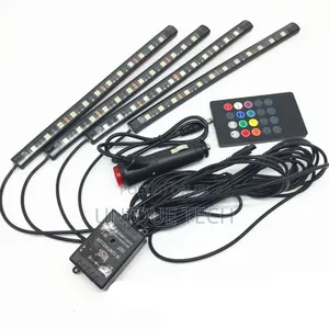 Smart Remote-Control LED Mood Lights- Car Ambient Lights