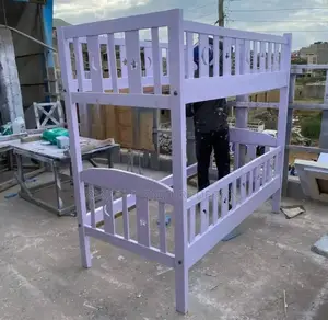 White Double Decker Bed