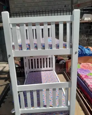 Bed Double Decker White