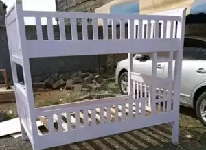 White Colored Double Decker Bed