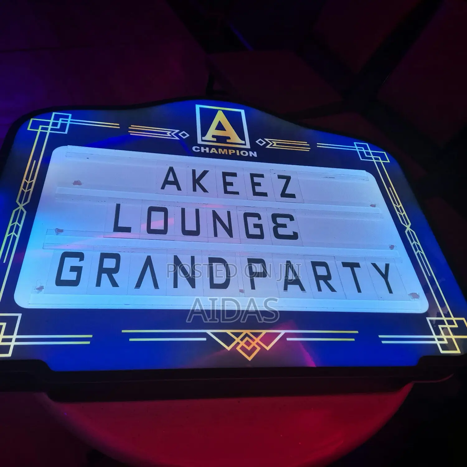 Customizable VIP LED Message Board