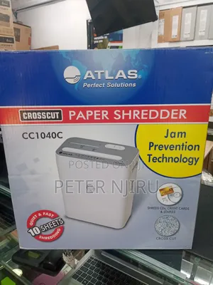 ATLAS CC1040 Crosscut 10 Sheets Paper Shredder