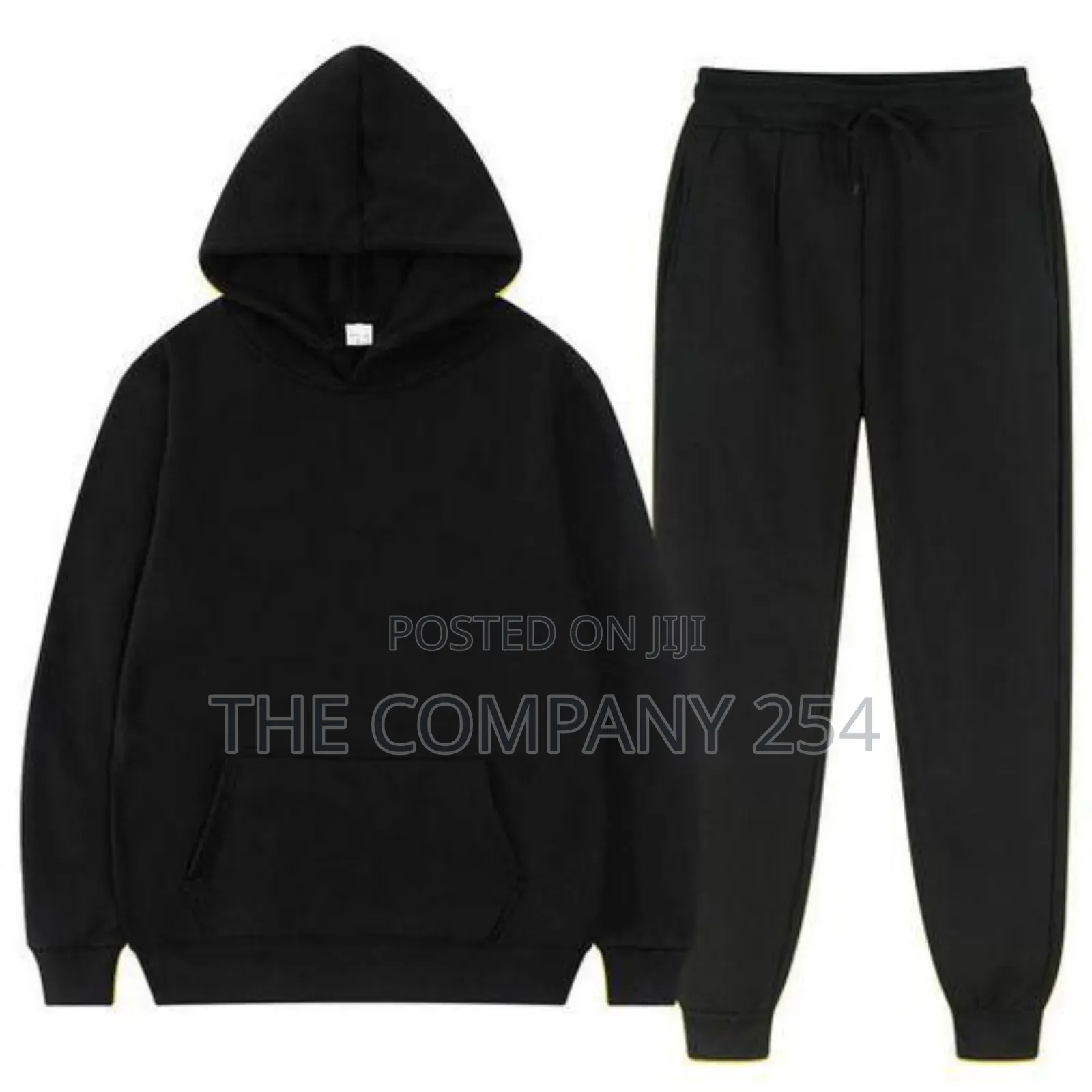 Heavy Plain Quality Unisex Tracksuit Sweatsuits Hooded Dope