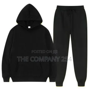 Heavy Plain Quality Unisex Tracksuit Sweatsuits Hooded Dope