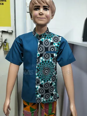 Flowered Boys Shirt 5/6 Years